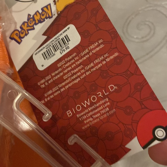 NWT Bioworld Pokémon Pikachu Backpack/Purse💥 - Picture 4 of 5